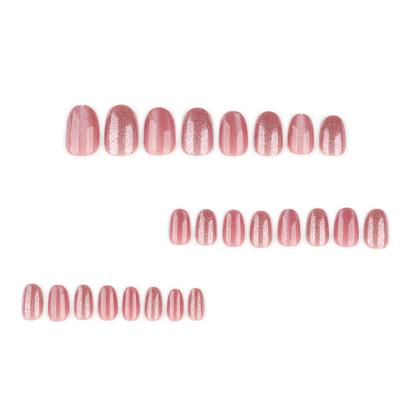 12 Sizes-24 Pcs Press On Nails JP4115