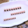 12 Sizes-24 Pcs Press On Nails JL0689