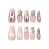 12 Sizes-24 Pcs Press On Nails JP2676