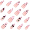 12 Sizes-24 Pcs Press On Nails JP4337
