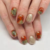 12 Sizes-24 Pcs Press On Nails C1148