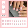 12 Sizes-24 Pcs Press On Nails W1096