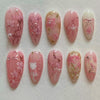 12 Sizes-24 Pcs Press On Nails Z1112