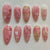 12 Sizes-24 Pcs Press On Nails Z1112