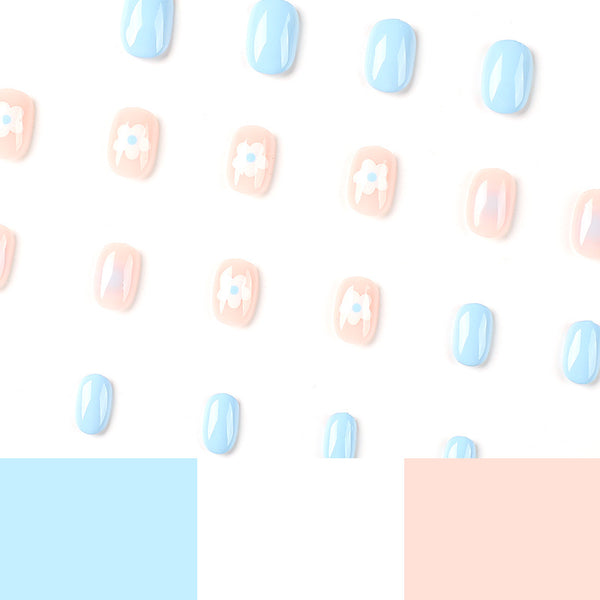 12 Sizes-24 Pcs Press On Nails JP2559