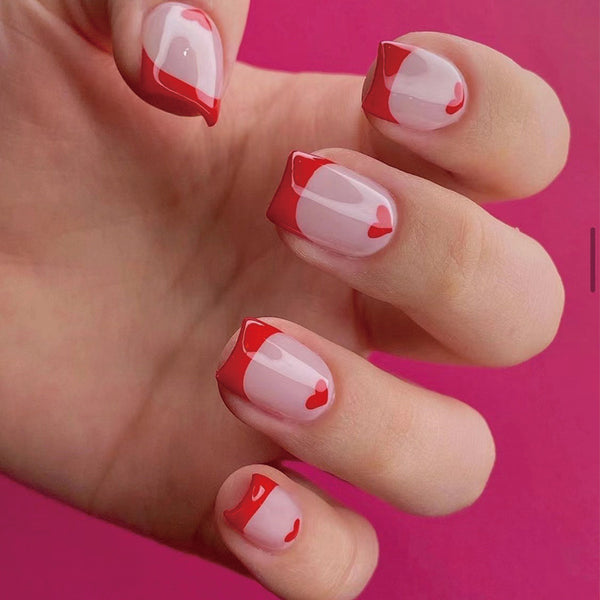 12 Sizes-24 Pcs Press On Nails JP1834