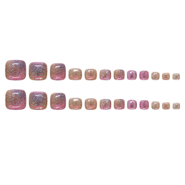 12 Sizes-24 Pcs Press On Nails F150