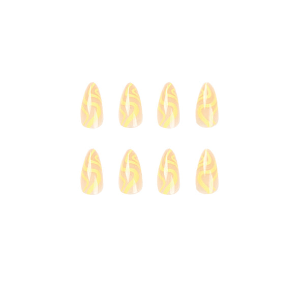 12 Sizes-24 Pcs Press On Nails JP1844