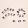 12 Sizes-24 Pcs Press On Nails W371