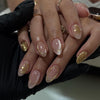 12 Sizes-24 Pcs Press On Nails JP4324