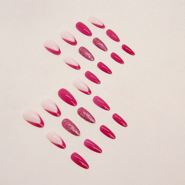 12 Sizes-24 Pcs Press On Nails W952