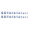 12 Sizes-24 Pcs Press On Nails W969