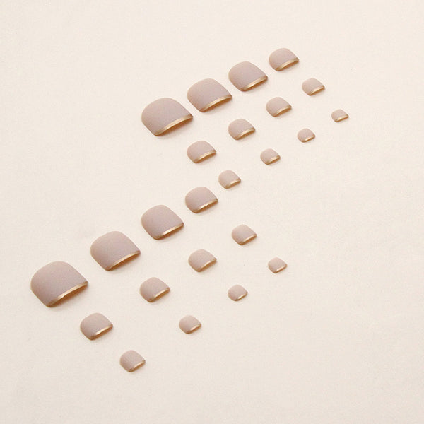 12 Sizes-24 Pcs Press On Nails F040