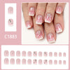 12 Sizes-24 Pcs Press On Nails C1883