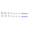 12 Sizes-24 Pcs Press On Nails F114