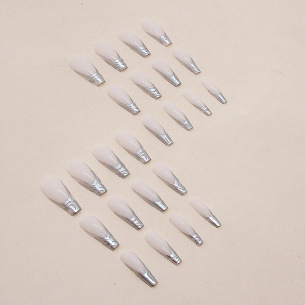 12 Sizes-24 Pcs Press On Nails W658