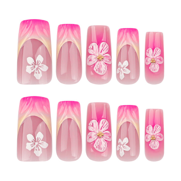 12 Sizes-24 Pcs Press On Nails JP3500