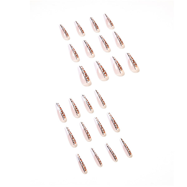 12 Sizes-24 Pcs Press On Nails JP1447
