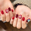 12 Sizes-24 Pcs Press On Nails JL0676