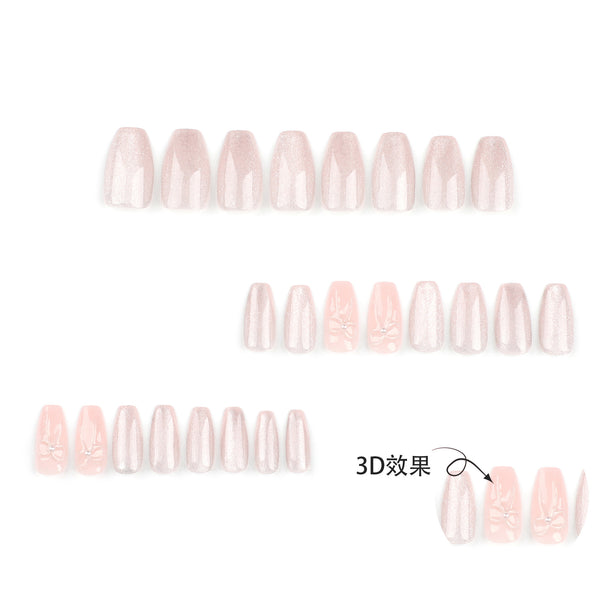 12 Sizes-24 Pcs Press On Nails JP3290