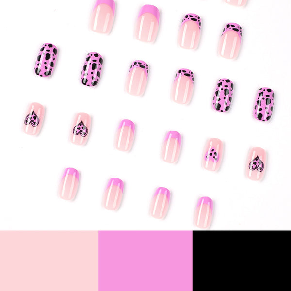 12 Sizes-24 Pcs Press On Nails JP2034