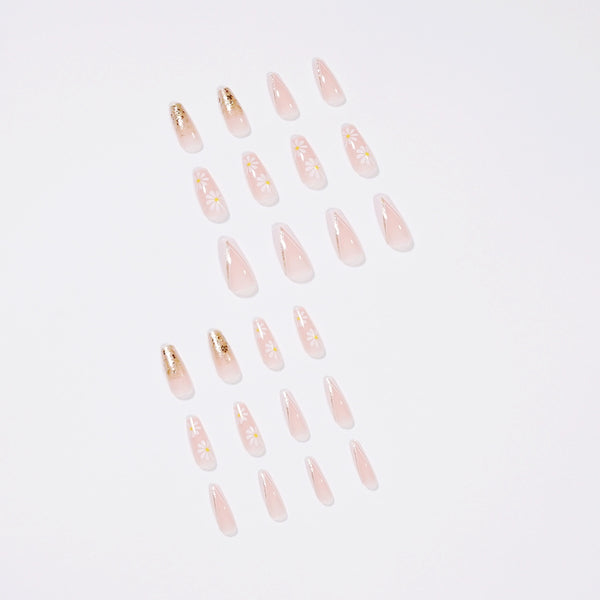 12 Sizes-24 Pcs Press On Nails JP1426