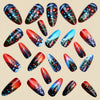 12 Sizes-24 Pcs Press On Nails Y1249