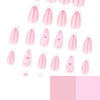 12 Sizes-24 Pcs Press On Nails JP3893