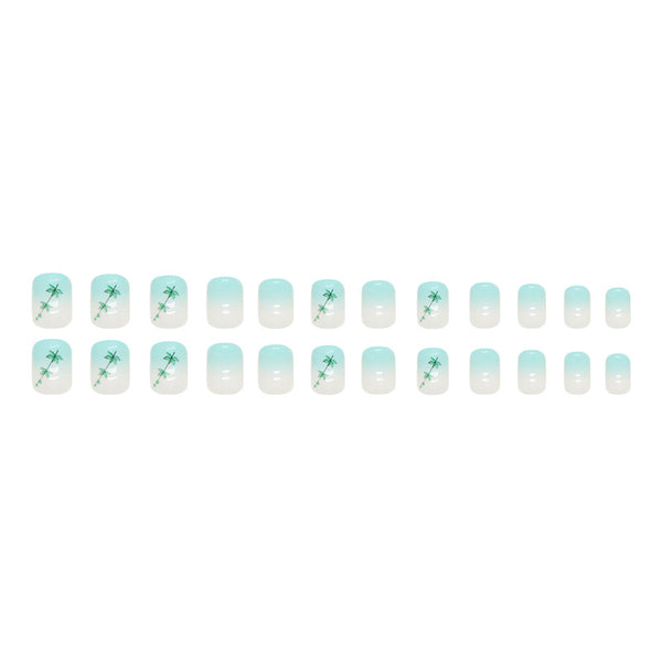 12 Sizes-24 Pcs Press On Nails W746