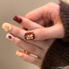 12 Sizes-24 Pcs Press On Nails JP2966