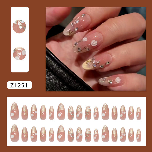 30 Pcs Press On Nails Z1251
