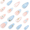12 Sizes-24 Pcs Press On Nails JP3720
