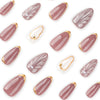 12 Sizes-24 Pcs Press On Nails JP3787