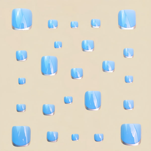 12 Sizes-24 Pcs Press On Nails Y1899