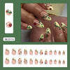 12 Sizes-24 Pcs Press On Nails W2016