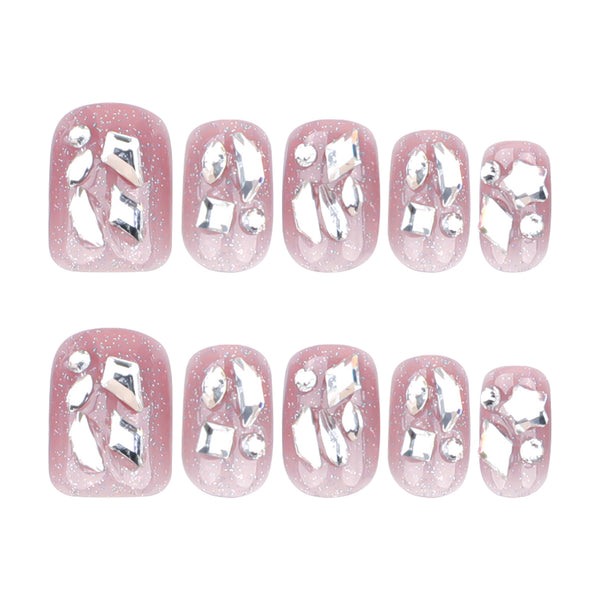 15 Sizes-30 Pcs Press On Nails GN040