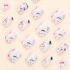 12 Sizes-24 Pcs Press On Nails JP3489