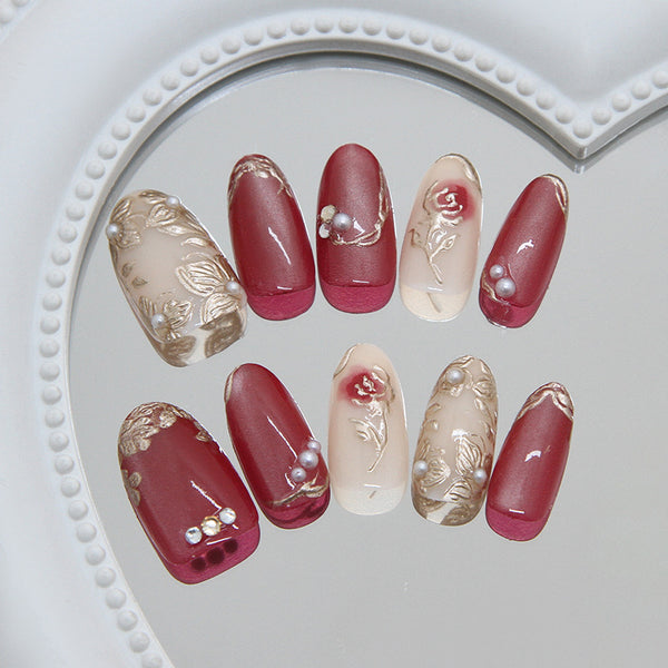 30 Pcs Press On Nails Z1357