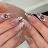 12 Sizes-24 Pcs Press On Nails Y1811