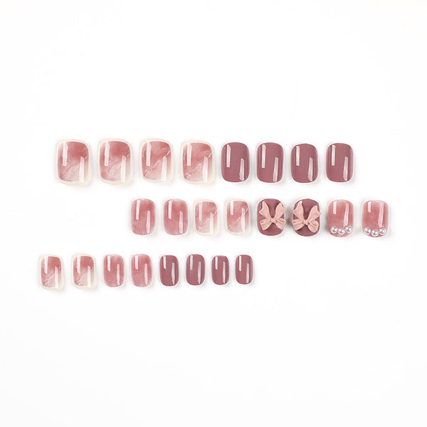 12 Sizes-24 Pcs Press On Nails JP1116