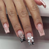 12 Sizes-24 Pcs Press On Nails BZ1417
