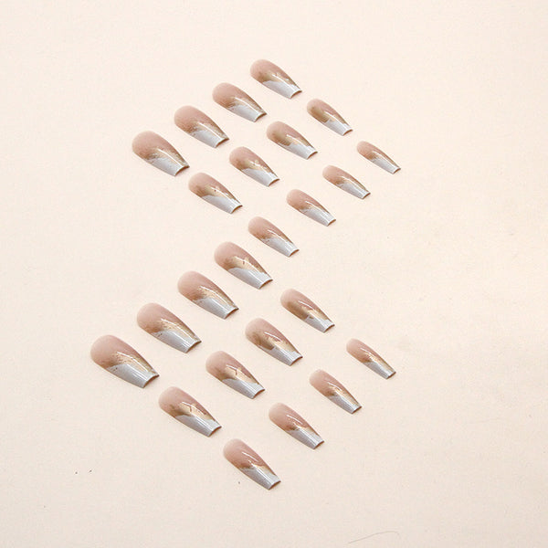 12 Sizes-24 Pcs Press On Nails W383