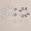 12 Sizes-24 Pcs Press On Nails W1397