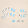 12 Sizes-24 Pcs Press On Nails W300