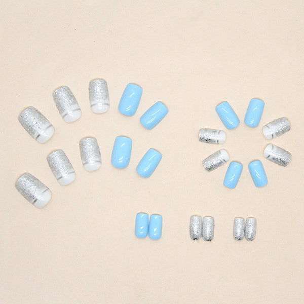 12 Sizes-24 Pcs Press On Nails W300