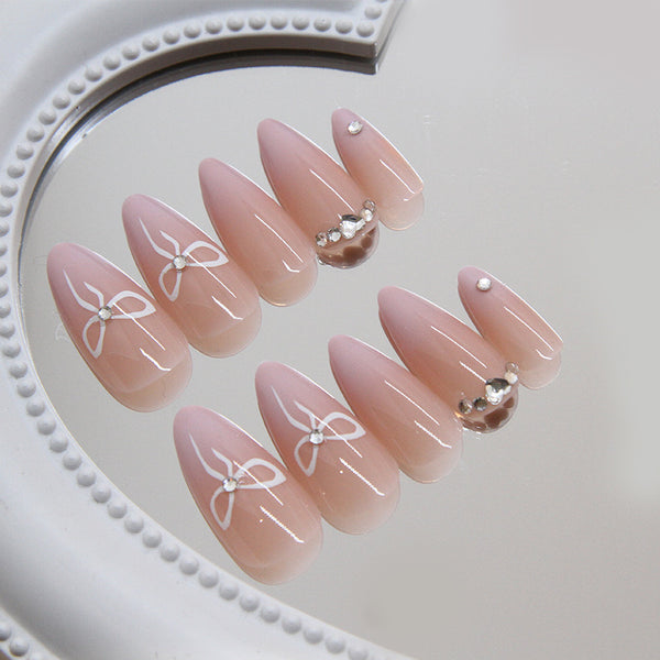 12 Sizes-24 Pcs Press On Nails Z895
