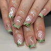 12 Sizes-24 Pcs Press On Nails C1548