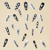 12 Sizes-24 Pcs Press On Nails Y073