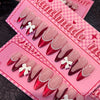 12 Sizes-24 Pcs Press On Nails SP177