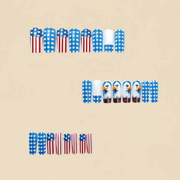 12 Sizes-24 Pcs Press On Nails Y738